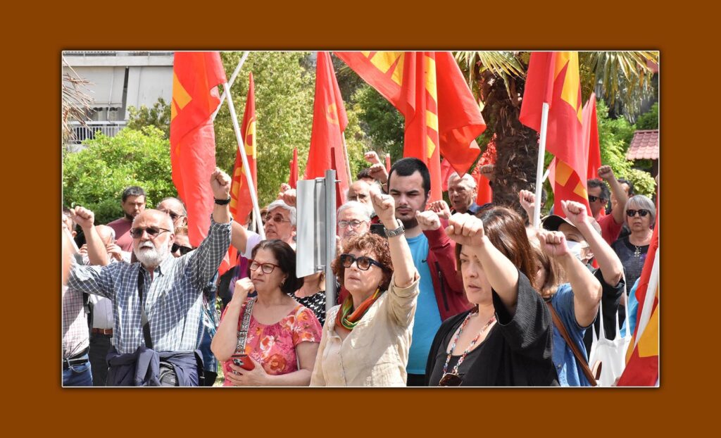 9η Μάη - Ημέρα Αντιφασιστικής Νίκης των Λαών - Μνημείο Σοβιετικού Στρατιώτη - Καλλιθέα - κατάθεση στεφάνου - 09/05/2025